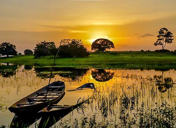 Lago Macurany — Pôr do Sol